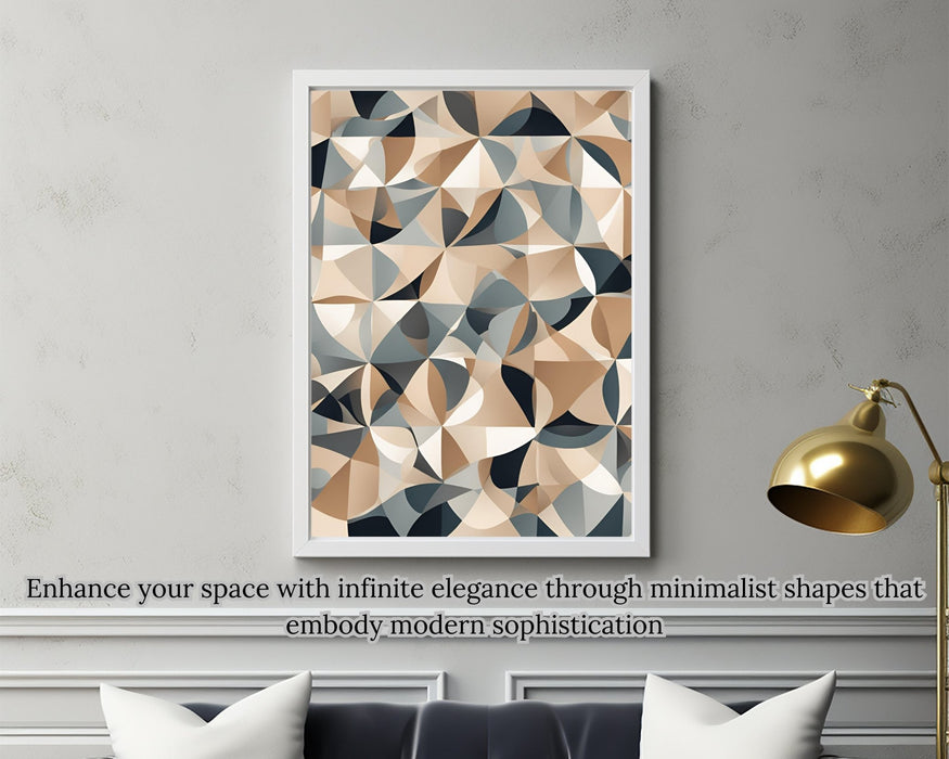 Minimalist Wall Decor Shapes Infinite | Modern Art | Abstract Digital Download | Neutral Wall Art | Clean Minimalist Design | Elegant Shapes - FORHERA DESIGN - Art_Minimalist