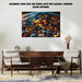 Nighttime Aerial View of Europe Wall Art | Digital Download or Premium Print | City Lights Map Decor for Home or Office - FORHERA DESIGN - Canvas