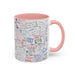 Passport Stamp Mug | Travel - Themed Coffee Cup with Vintage Passport Stamps Background | Unique Gift for Travelers | Ceramic Travel Mug - Eravol - Mug