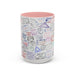 Passport Stamp Mug | Travel - Themed Coffee Cup with Vintage Passport Stamps Background | Unique Gift for Travelers | Ceramic Travel Mug - Eravol - Mug