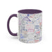 Passport Stamp Mug | Travel - Themed Coffee Cup with Vintage Passport Stamps Background | Unique Gift for Travelers | Ceramic Travel Mug - Eravol - Mug