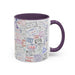 Passport Stamp Mug | Travel - Themed Coffee Cup with Vintage Passport Stamps Background | Unique Gift for Travelers | Ceramic Travel Mug - Eravol - Mug