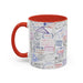 Passport Stamp Mug | Travel - Themed Coffee Cup with Vintage Passport Stamps Background | Unique Gift for Travelers | Ceramic Travel Mug - Eravol - Mug
