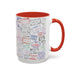 Passport Stamp Mug | Travel - Themed Coffee Cup with Vintage Passport Stamps Background | Unique Gift for Travelers | Ceramic Travel Mug - Eravol - Mug
