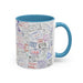 Passport Stamp Mug | Travel - Themed Coffee Cup with Vintage Passport Stamps Background | Unique Gift for Travelers | Ceramic Travel Mug - Eravol - Mug