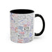 Passport Stamp Mug | Travel - Themed Coffee Cup with Vintage Passport Stamps Background | Unique Gift for Travelers | Ceramic Travel Mug - Eravol - Mug