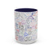 Passport Stamp Mug | Travel - Themed Coffee Cup with Vintage Passport Stamps Background | Unique Gift for Travelers | Ceramic Travel Mug - Eravol - Mug