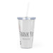 Plastic Tumbler with Straw - FORHERA DESIGN - bulk