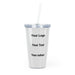 Plastic Tumbler with Straw - FORHERA DESIGN - bulk