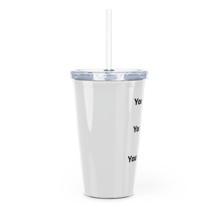 Plastic Tumbler with Straw - FORHERA DESIGN - bulk