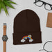 Rainbow Style Hat - Colorful Embroidered Cap for Positivity | Trendy Gift for Pride, Fun Accessory for All Ages, Joyful Fashion, Rainbow gift - FORHERA DESIGN - Beanies
