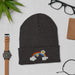 Rainbow Style Hat - Colorful Embroidered Cap for Positivity | Trendy Gift for Pride, Fun Accessory for All Ages, Joyful Fashion, Rainbow gift - FORHERA DESIGN - Beanies