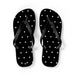 Sandals - Fashion Comfortable T - Strap Thong Flip Flops Black And White - FORHERA Design - FORHERA DESIGN - FORHERA DESIGN