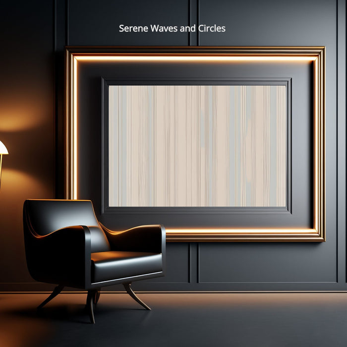 Serene Waves and Circles | Minimaliste Wave Art | Abstract Digital Download | Neutral Wall Art | Soft Colors | Modern Minimalist Decor - FORHERA DESIGN - Art_Minimalist