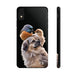 Small birds perched gently on Dog For Iphone or Google Phone case - FORHERA DESIGN - Phone Case