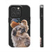 Small birds perched gently on Dog For Iphone or Google Phone case - FORHERA DESIGN - Phone Case