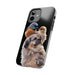 Small birds perched gently on Dog For Iphone or Google Phone case - FORHERA DESIGN - Phone Case