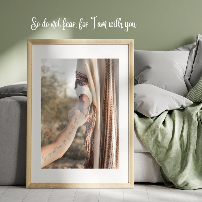 So Don't Fear, For I Am With You" | Christian Wall Art | Wall art bible versed | High - Resolution Faith Decor | wall art Bible versed - FORHERA DESIGN - Christian_Wallart