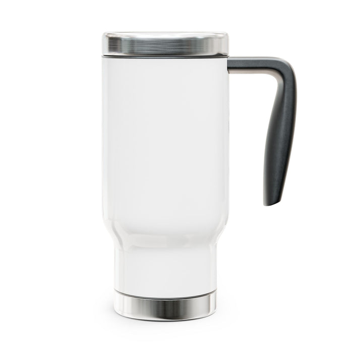 Stainless Steel Travel Mug with Handle, 14oz - FORHERA DESIGN - Mug