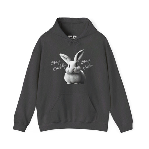 Stay Cuddle Stay Calm Bunny Hoody shirts Unisex Heavy Blend™ Hooded Sweatshirt - FORHERA DESIGN - Hoodie