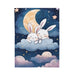 Sweet Lovely Bunny Blanket Velveteen Plush Blanket - FORHERA DESIGN - Blankets