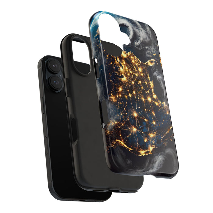 US Map Night Vision Phone Case - Glow in the Dark Design, iPhone and Samsung Cover, Unique & Stylish Protective Case - FORHERA DESIGN - Phone Case