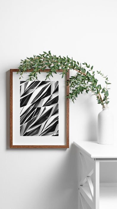 White and Black Minimalist Power | Modern Art | Minimalist Digital Download | Neutral Wall Art | Bold Contrast | Elegant Simplicity - FORHERA DESIGN - Art_Minimalist