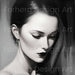 Woman's Silent Expression Collection. Captivating Black & White Art featuring Open & Closed Eyes - FORHERA DESIGN - DigitalPrint