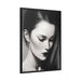 Woman's Silent Expression Collection. Captivating Black & White Art - Open Eye - FORHERA DESIGN - Canvas