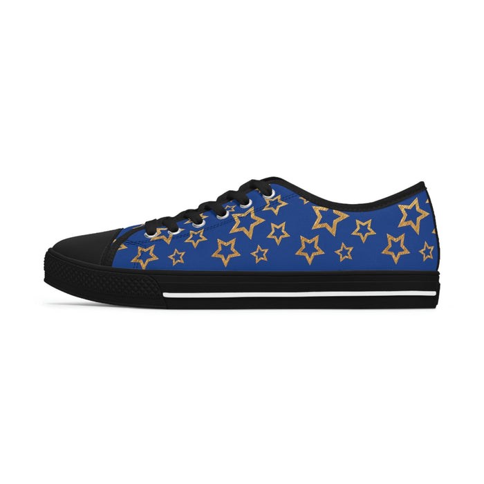 Women's Low Top Sneakers Summer Blue and Black - FORHERA DESIGN - FORHERA DESIGN - FORHERA DESIGN