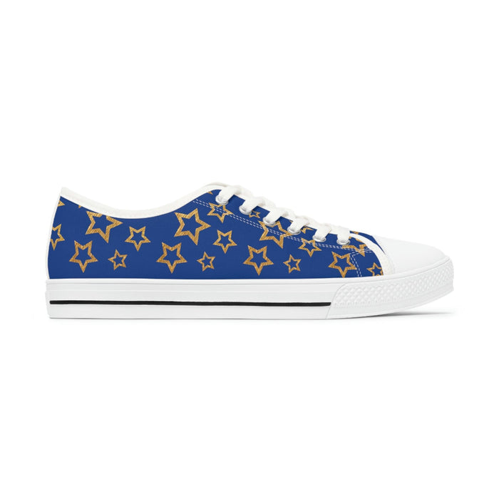 Women's Low Top Sneakers Summer Blue and Black - FORHERA DESIGN - FORHERA DESIGN - FORHERA DESIGN