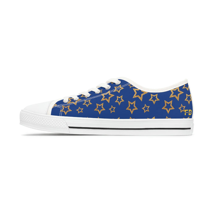 Women's Low Top Sneakers Summer Blue and Black - FORHERA DESIGN - FORHERA DESIGN - FORHERA DESIGN