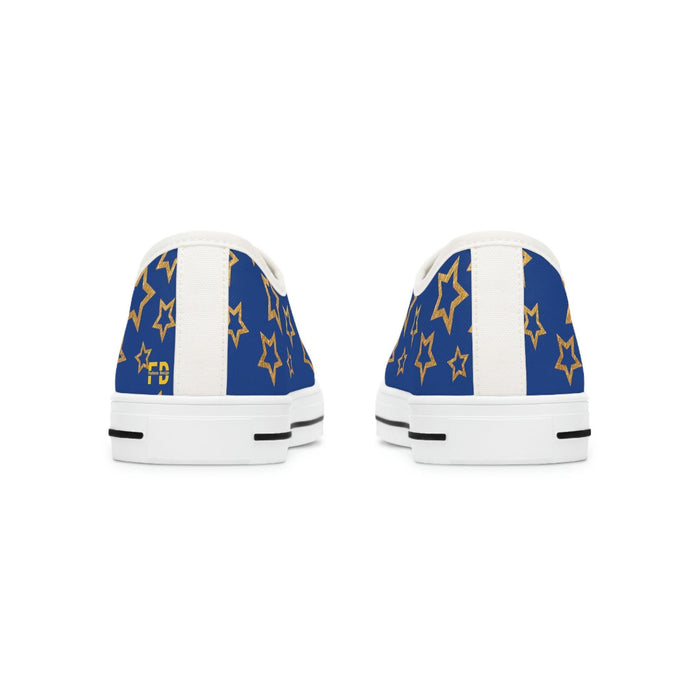 Women's Low Top Sneakers Summer Blue and Black - FORHERA DESIGN - FORHERA DESIGN - FORHERA DESIGN