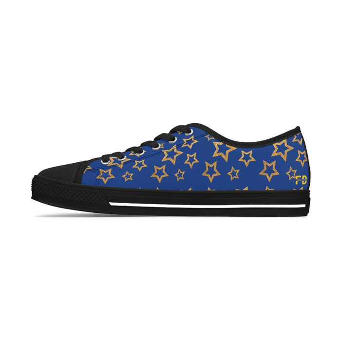 Women's Low Top Sneakers Summer Blue and Black - FORHERA DESIGN - FORHERA DESIGN - FORHERA DESIGN